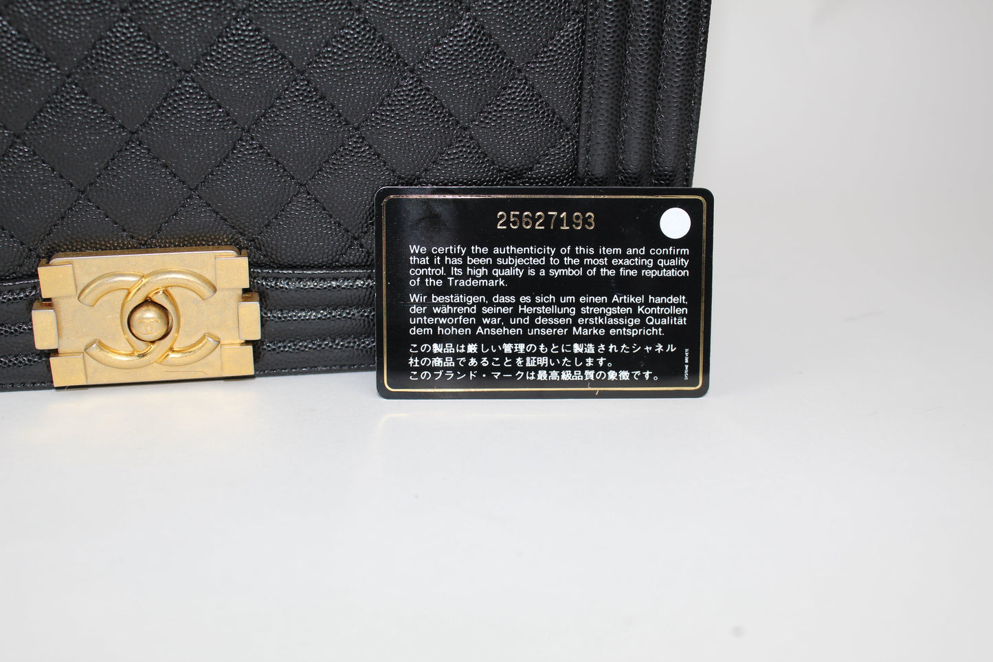 CHANEL NEW MEDIUM CAVIAR BOY BAG
