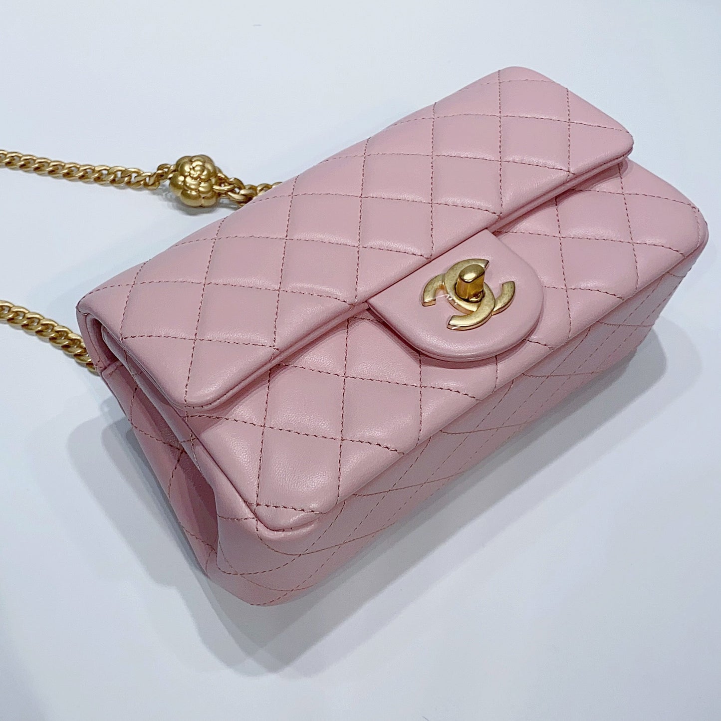 No.3846-Chanel Sweet Camellia Rectangular Mini Flap Bag (Brand New / 全新)