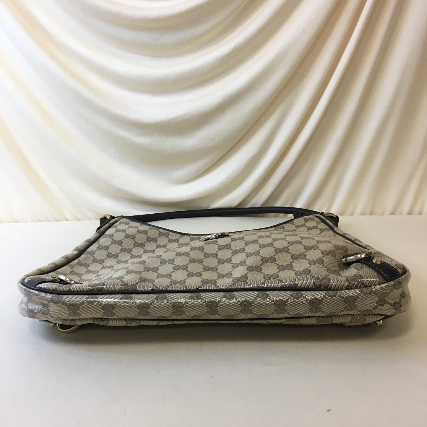 Luxury Gucci Trending 2025 Brown GG Coated Canvas Shoulder Bag Sku# 68454