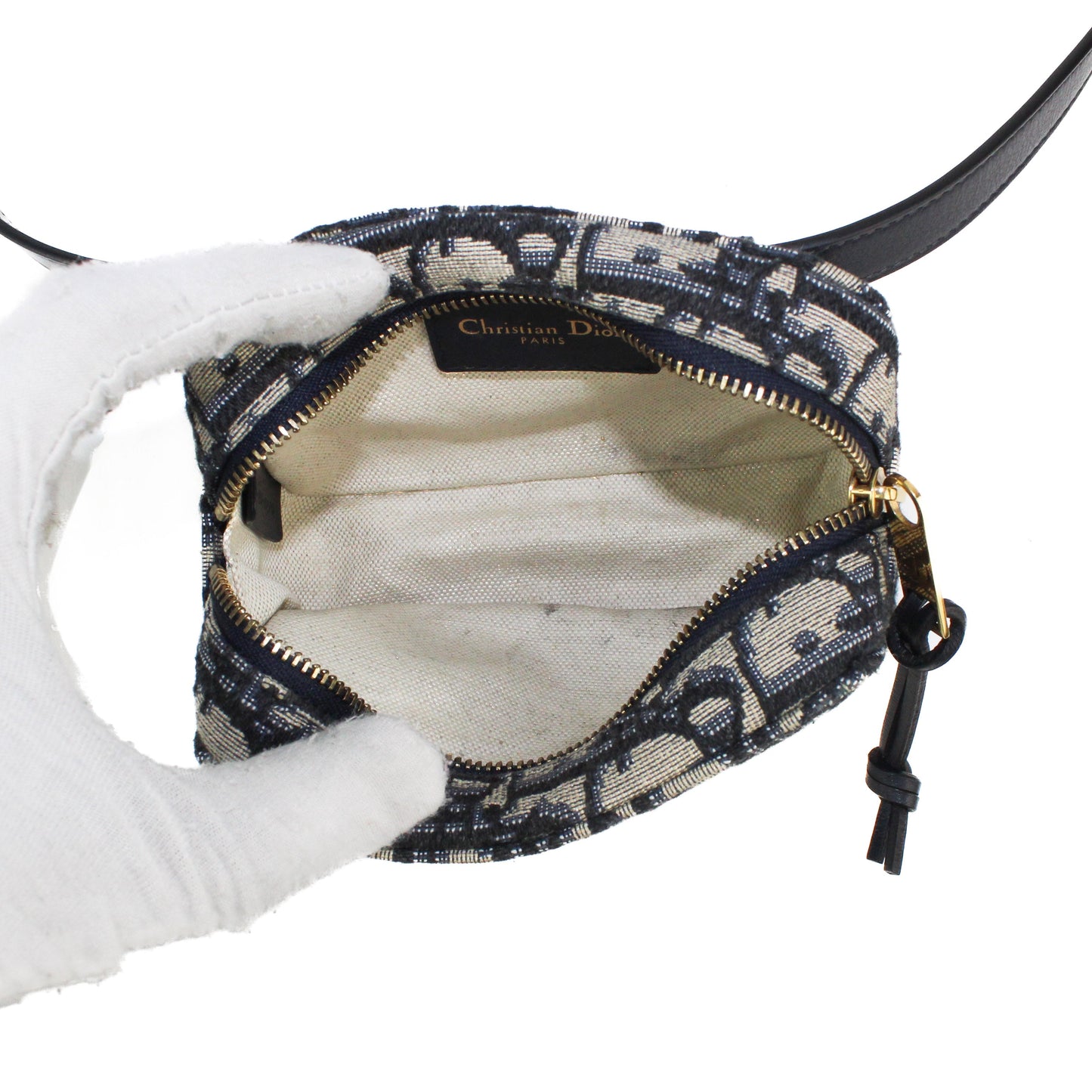 Dior Blue Oblique Belt Pouch