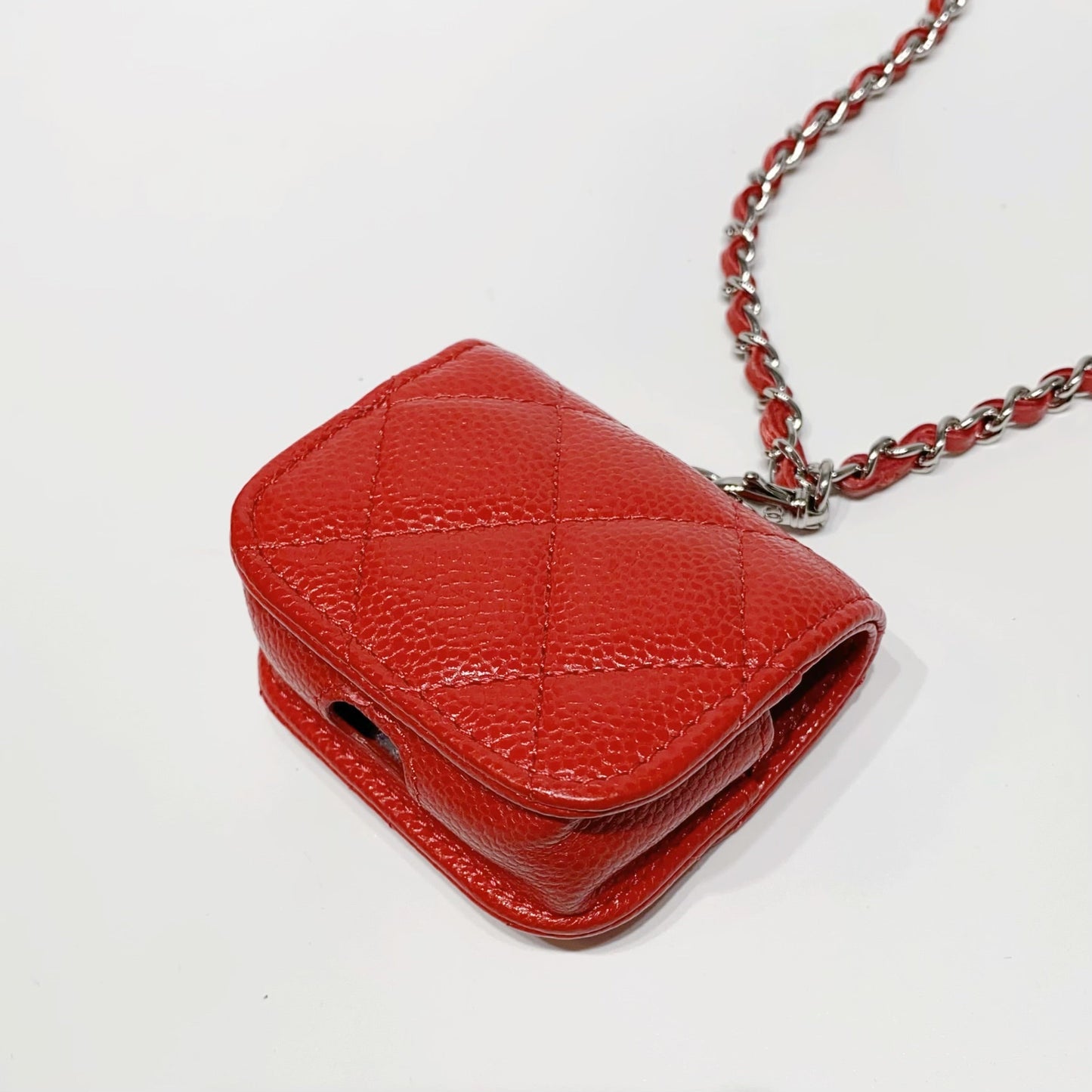 No.4004-Chanel Timeless Classic AirPods Holder With Chain