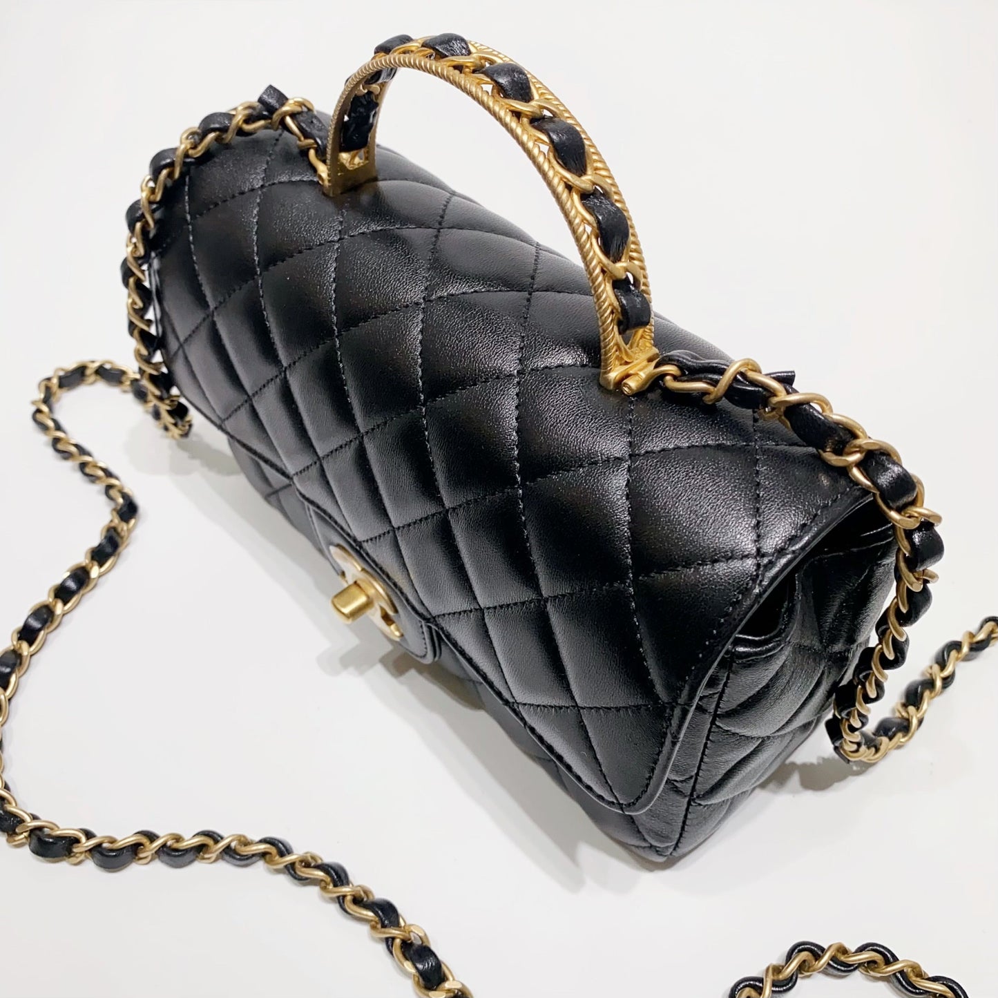 No.001613-1-Chanel Timeless Classic Mini With Top Handle (Brand New / 全新貨品)