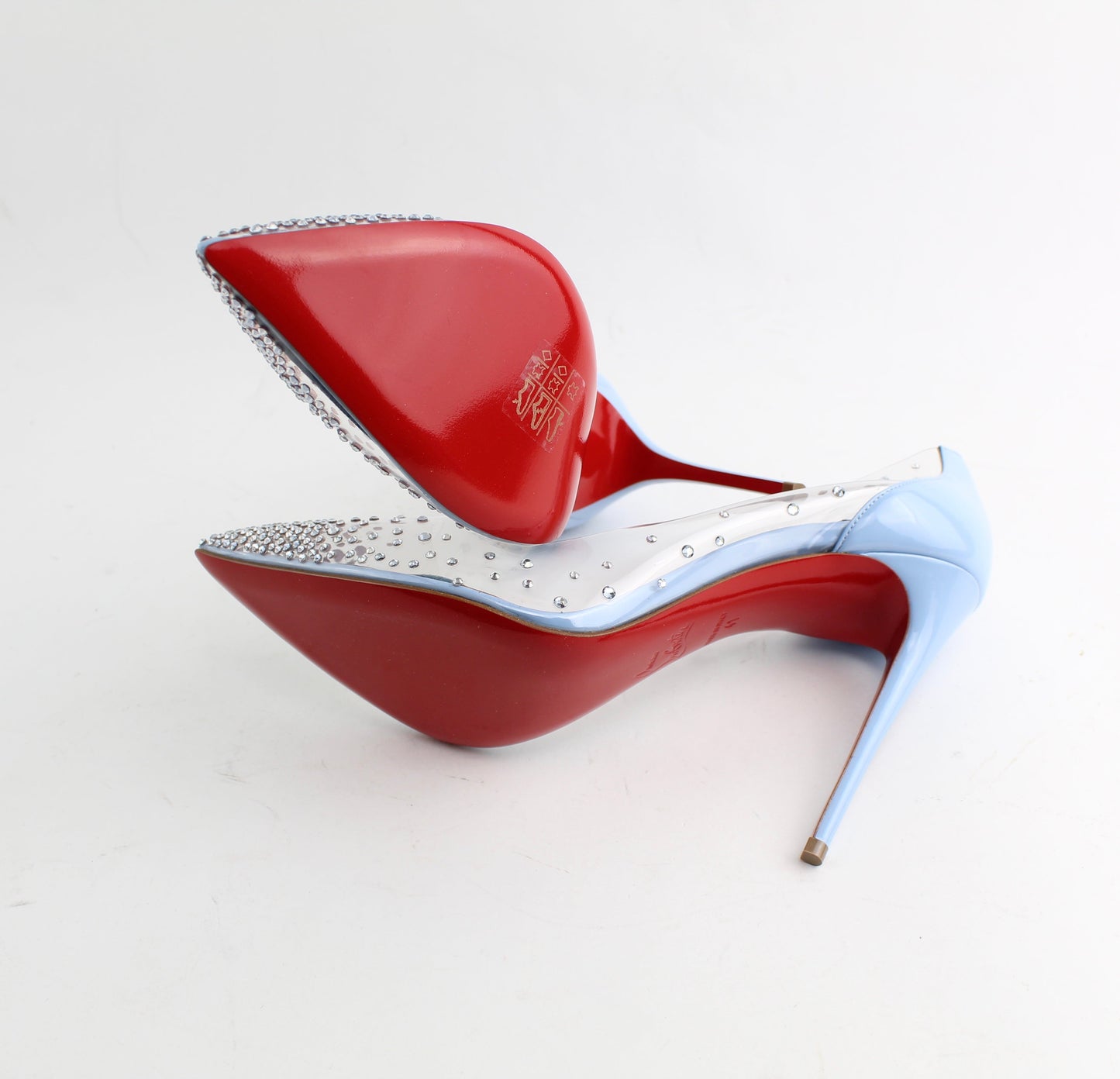 CHRISTIAN LOUBOUTIN DEGRASTRASS PVC 100MM SIZE 40