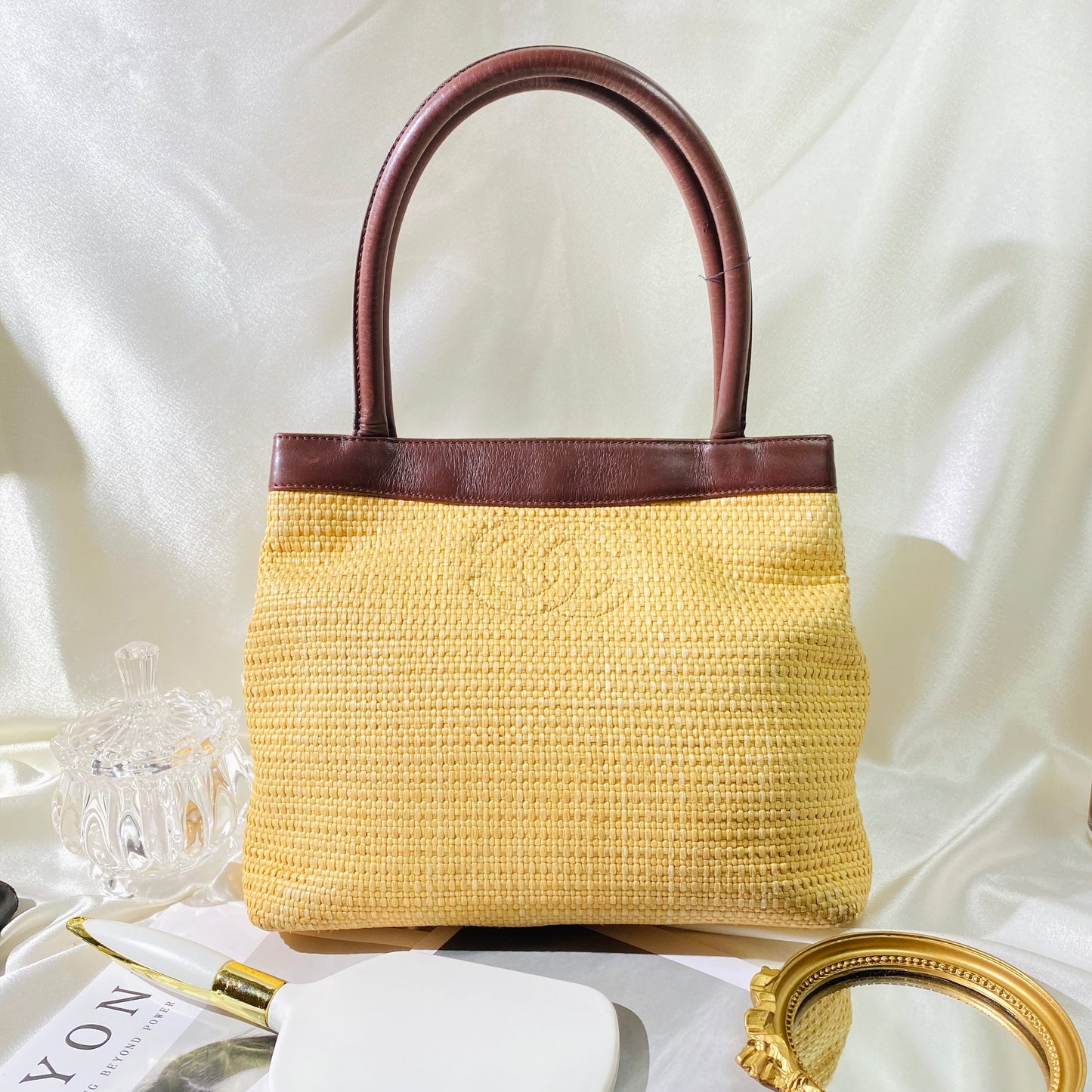 No.2023-Chanel Vintage Rattan Shoulder Bag