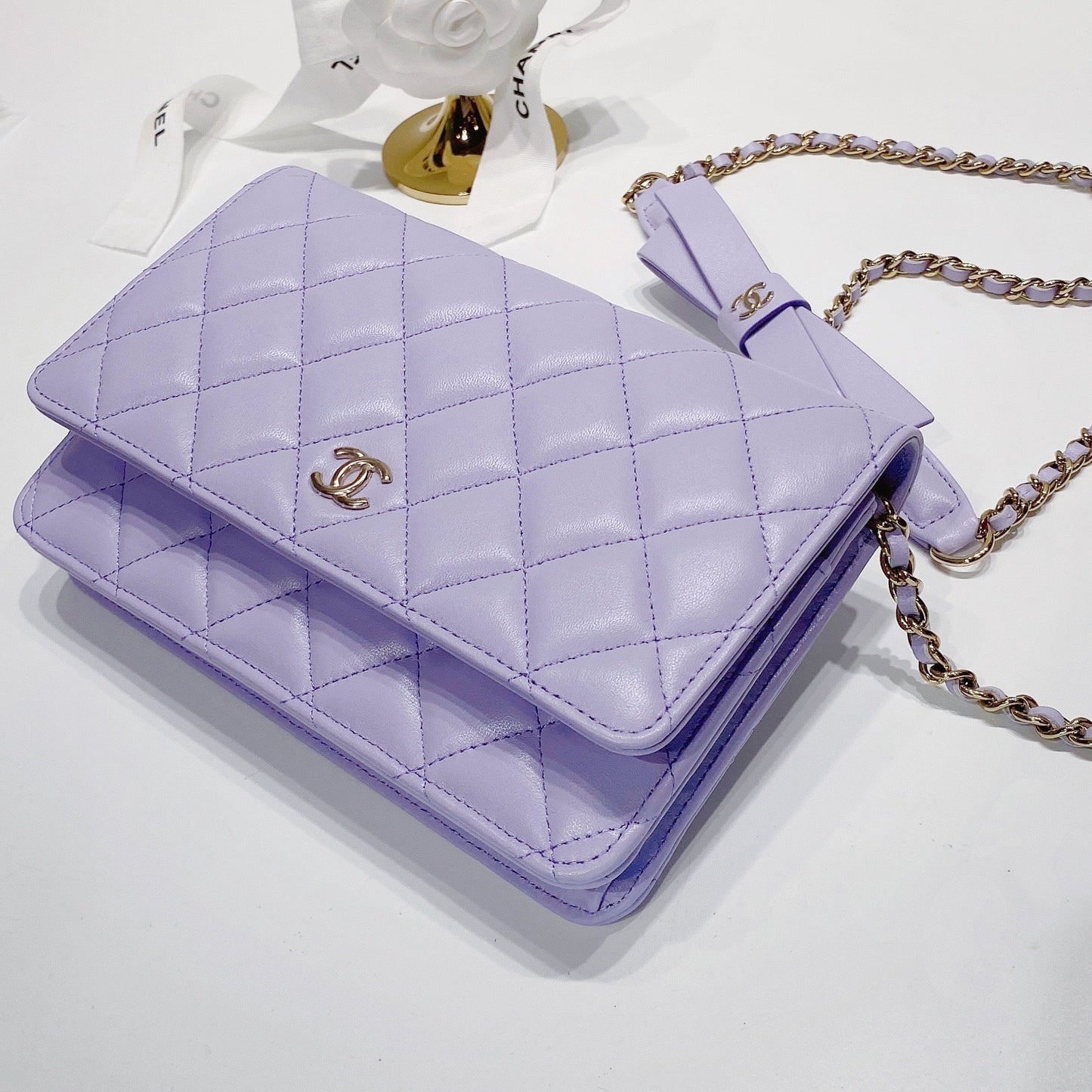 No.3486-Chanel Coco Bow Wallet On Chain (Brand New / 全新貨品)