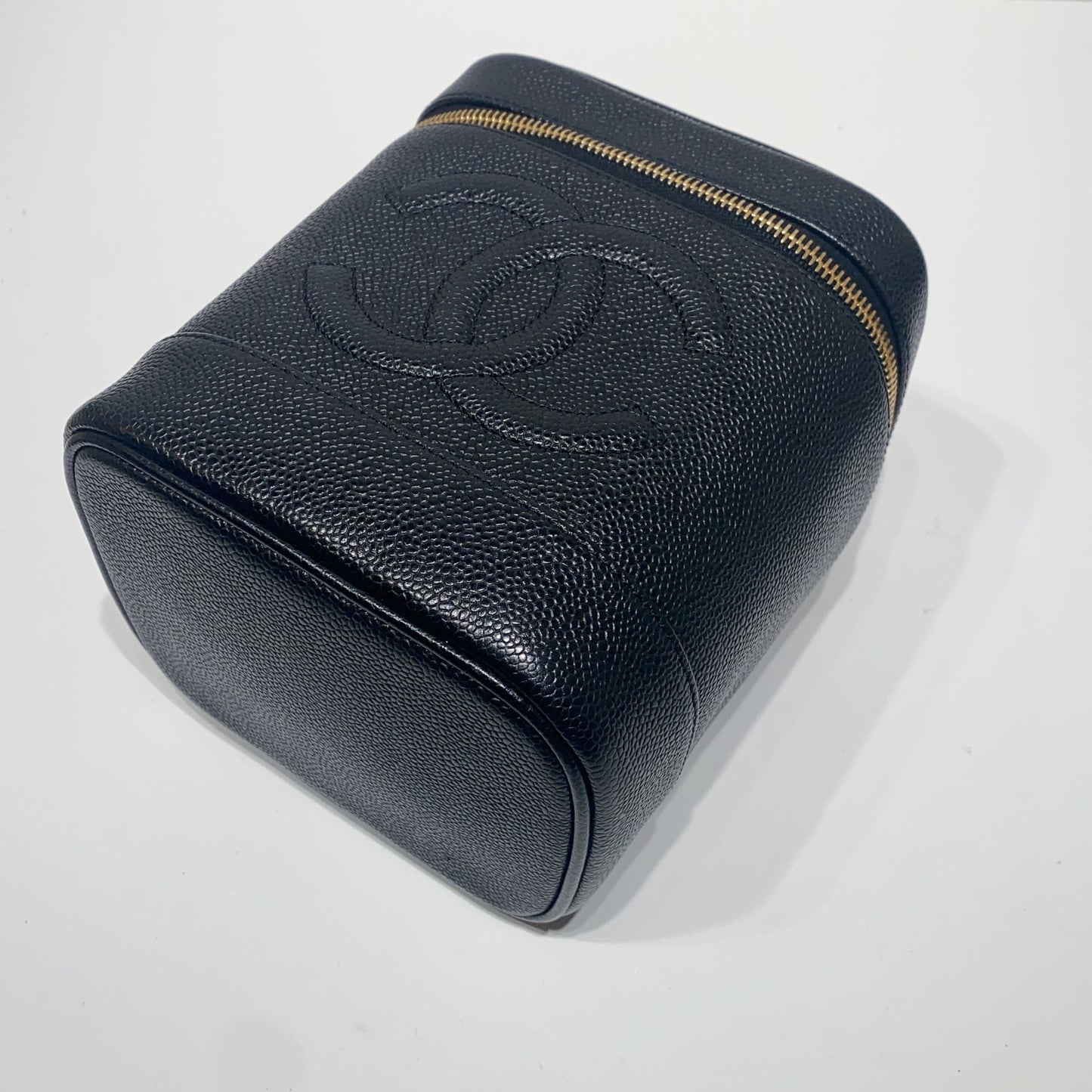 No.4101-Chanel Vintage Caviar Vanity Case