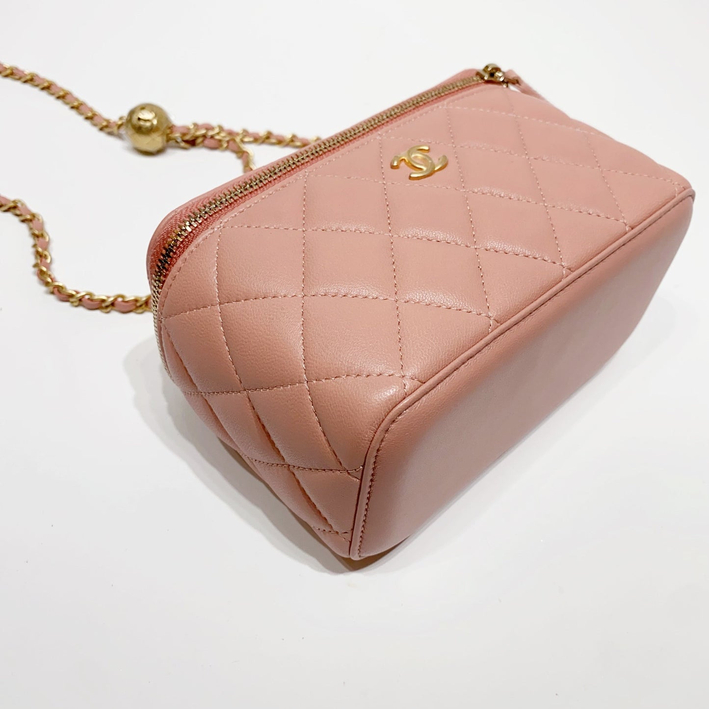 No.4108-Chanel Pearl Crush Vanity With Chain (Unused / 未使用品)