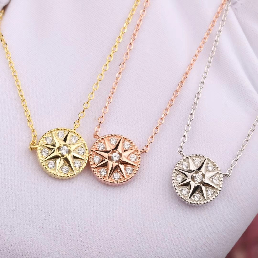Luxury DiorROSE DES VENTS NECKLACE DIAMOND