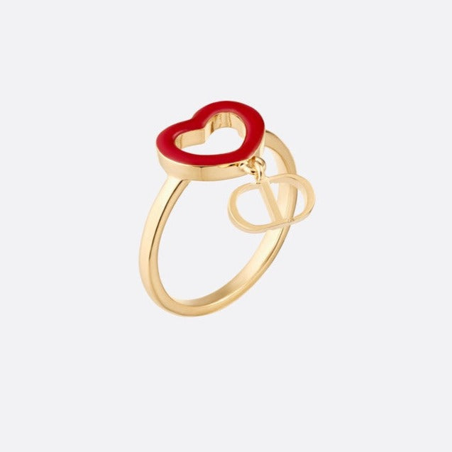 Luxury DiorHEART RED GOLD