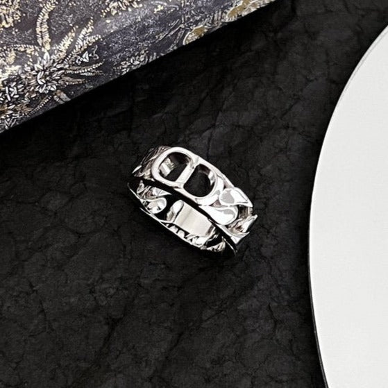 Luxury Dior30 MONTAIGNE RING SILVER