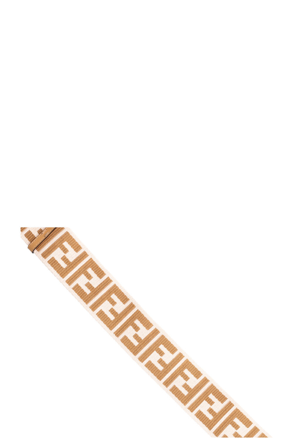 Luxury Fendi Strap You Shoulder Strap Beige & Powder