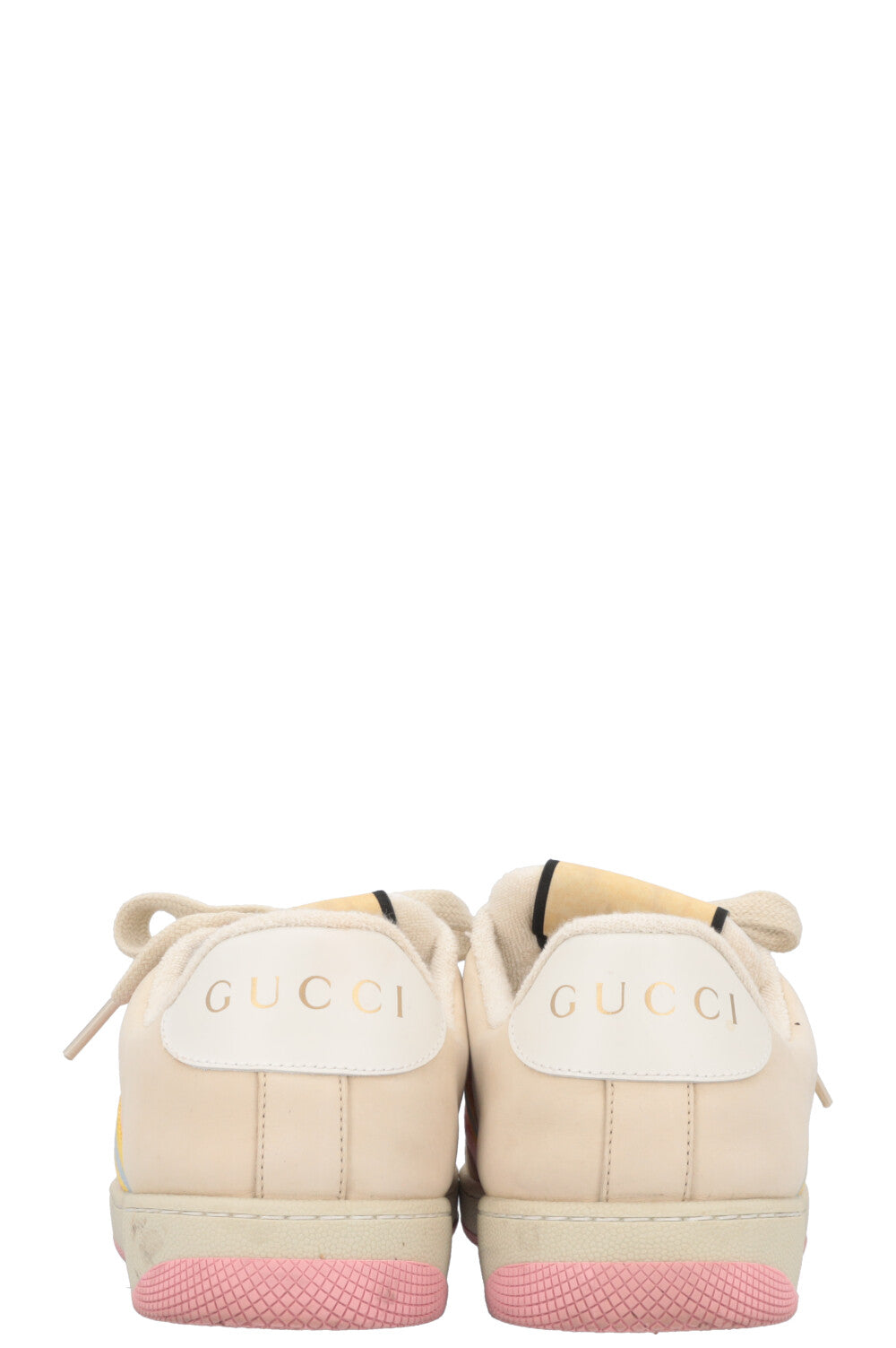 Luxury Gucci Trending 2025 GG Screener Sneakers Pink Ivory