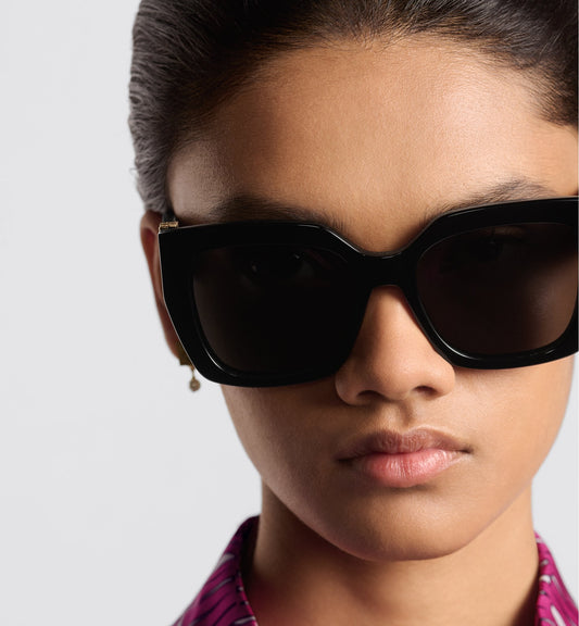 MissLuxury Dior S2I Black Square Sunglasses
