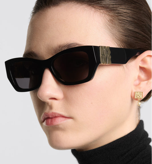 MissLuxury Dior S1I Black Rectangular Sunglasses