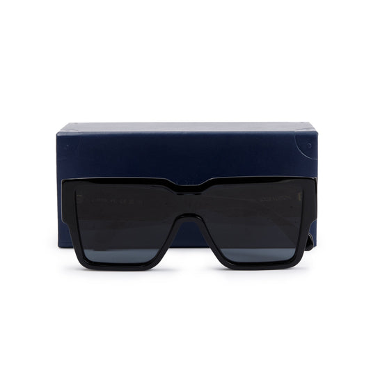 Louis Vuitton 2022 Black Acetate LV Clash Square Sunglasses