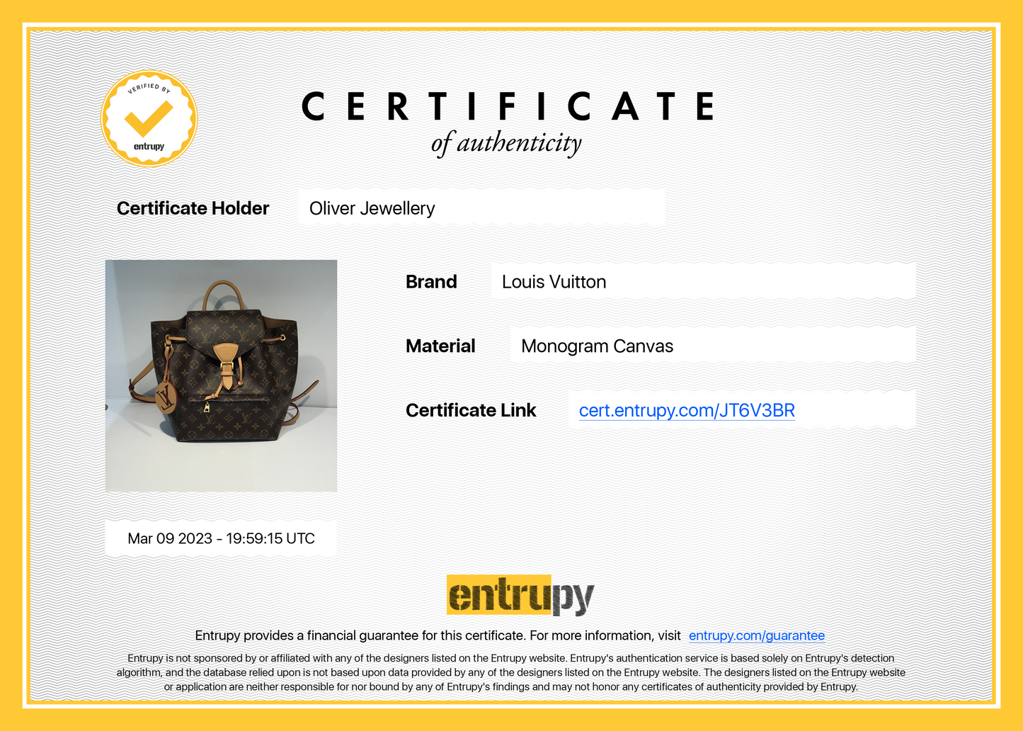 Louis Vuitton 2022 Monogram Montsouris PM Backpack