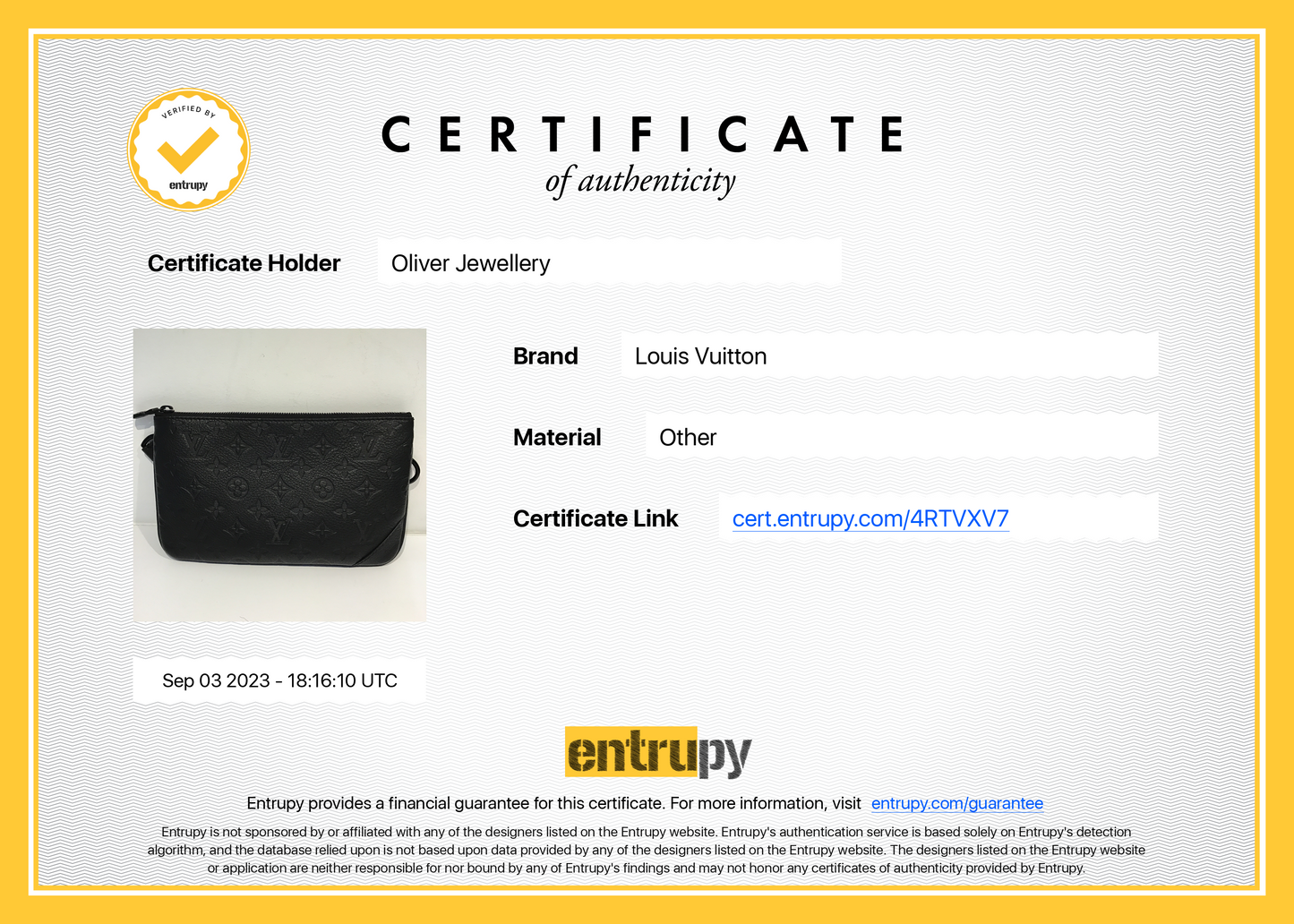 Louis Vuitton 2023 Black Calfskin Leather Monogram Shadow Trio Messenger