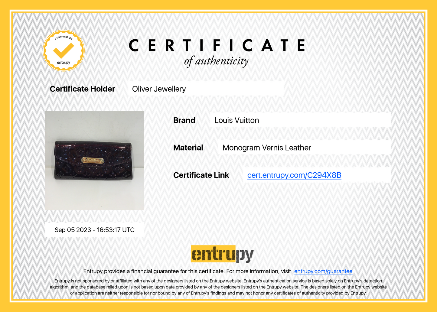Louis Vuitton Amarante Monogram Vernis Patent Leather Sunset Boulevard Clutch