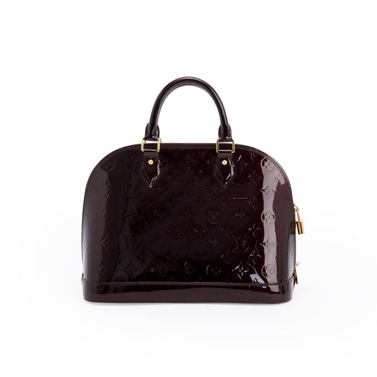Louis Vuitton Amarante Vernis Alma PM