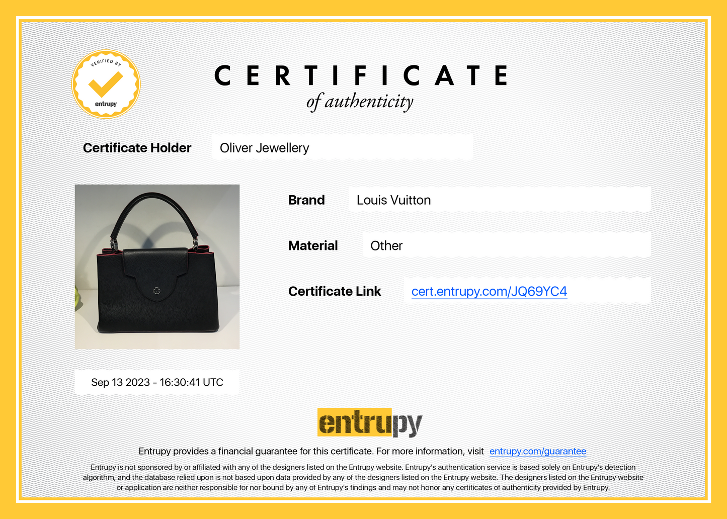 Louis Vuitton Black Taurillon Capucine GM