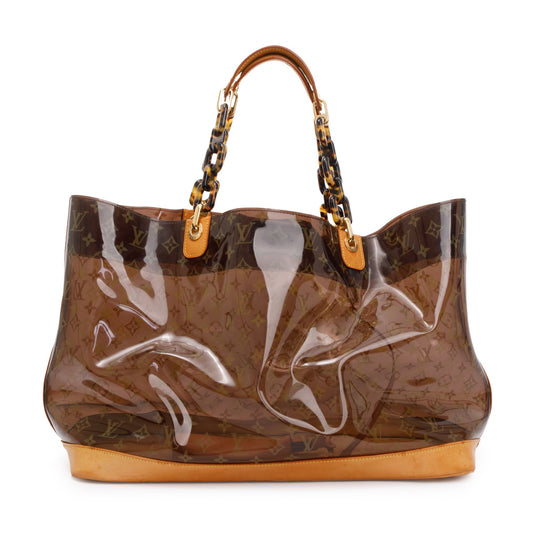 Louis Vuitton Brown Monogram Vinyl Cabas Sac Ambre GM Tote
