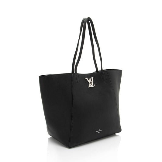Louis Vuitton Calfskin Lockme Cabas Tote
