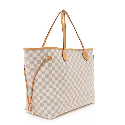 Louis Vuitton Damier Azur Neverfull GM Tote (SHF-19839)