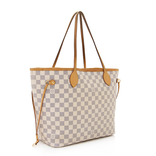Louis Vuitton Damier Azur Neverfull MM Tote (SHF-19737)