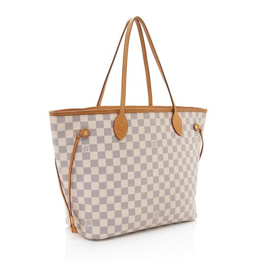 Louis Vuitton Damier Azur Neverfull MM Tote (SHF-xO5ZZE)