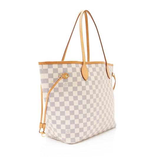 Louis Vuitton Damier Azur Neverfull MM Tote