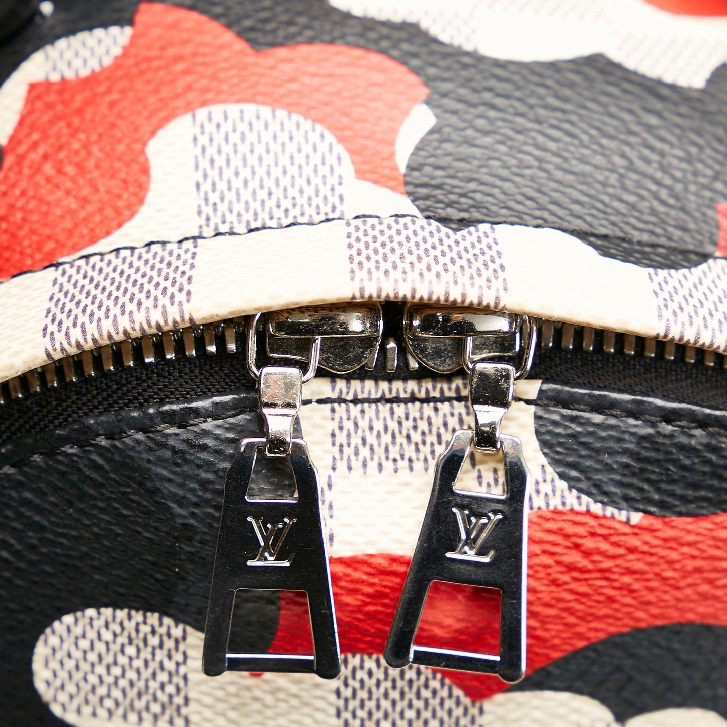 Louis Vuitton Damier Azur Patchwork Waves Palm Springs PM (SHG-k2ZpDN)