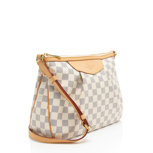 Louis Vuitton Damier Azur Siracusa PM Shoulder Bag