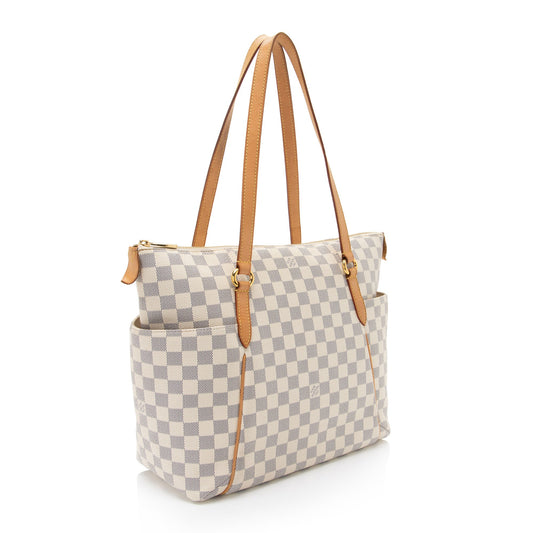 Louis Vuitton Damier Azur Totally MM Tote (SHF-bW0F2T)
