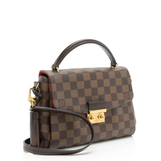 Louis Vuitton Damier Ebene Croisette Shoulder Bag