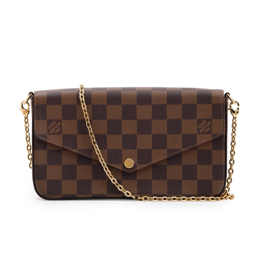 Louis Vuitton Damier Ebene Felicie Pochette Bag