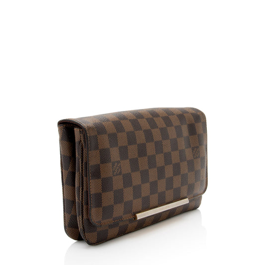 Louis Vuitton Damier Ebene Hoxton PM Crossbody Bag (SHF-1cQS5d)