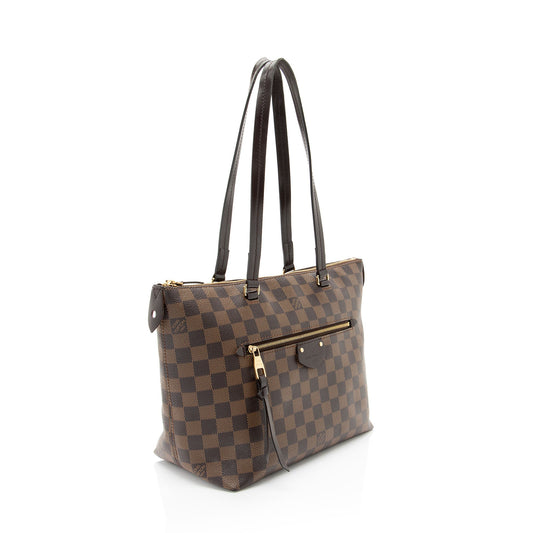 Louis Vuitton Damier Ebene Iena PM Tote (SHF-dGzbU9)