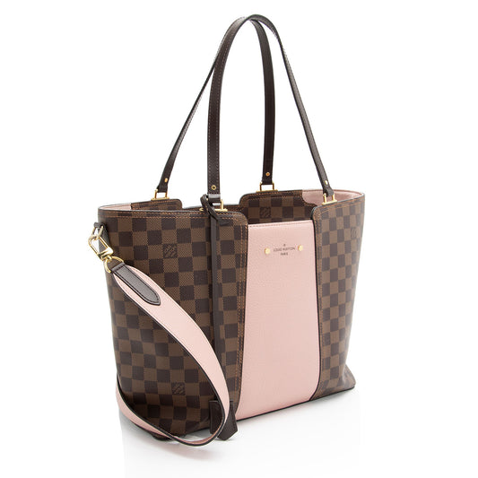 Louis Vuitton Damier Ebene Jersey Tote (SHF-WaKOU6)