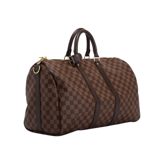 Louis Vuitton Damier Ebene Keepall Bandouliere 45