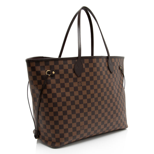 Louis Vuitton Damier Ebene Neverfull GM Tote (SHF-7quidJ)