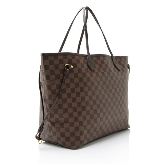 Louis Vuitton Damier Ebene Neverfull GM Tote