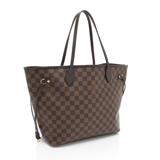 Louis Vuitton Damier Ebene Neverfull MM Tote - (SHF-fsCnYu)
