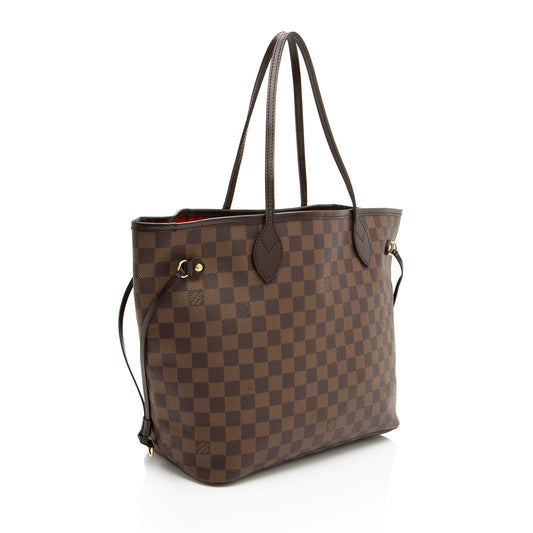 Louis Vuitton Damier Ebene Neverfull MM Tote (SHF-nNvGqX)