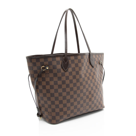 Louis Vuitton Damier Ebene Neverfull MM Tote (SHF-CIaTHP)