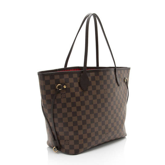 Louis Vuitton Damier Ebene Neverfull MM Tote (SHF-TUxGoH)