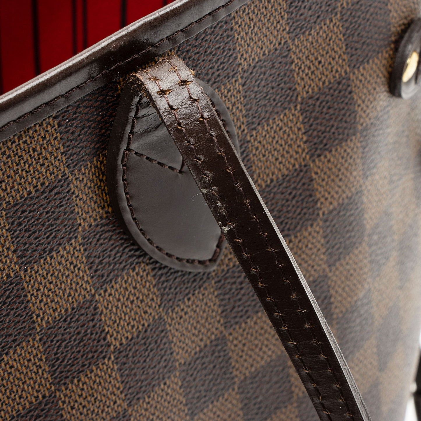 Louis Vuitton Damier Ebene Neverfull MM Tote