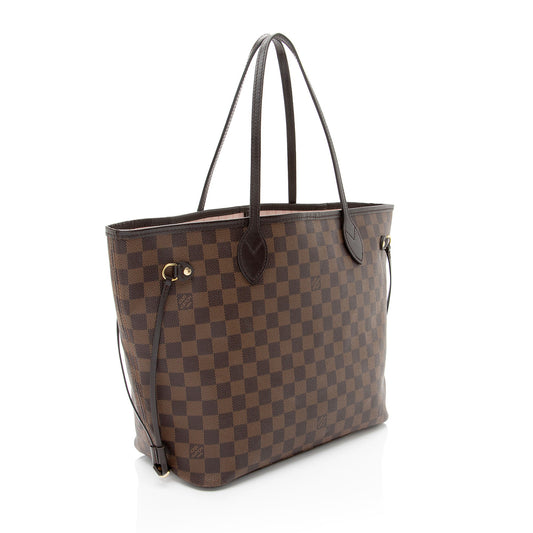 Louis Vuitton Damier Ebene Neverfull MM Tote