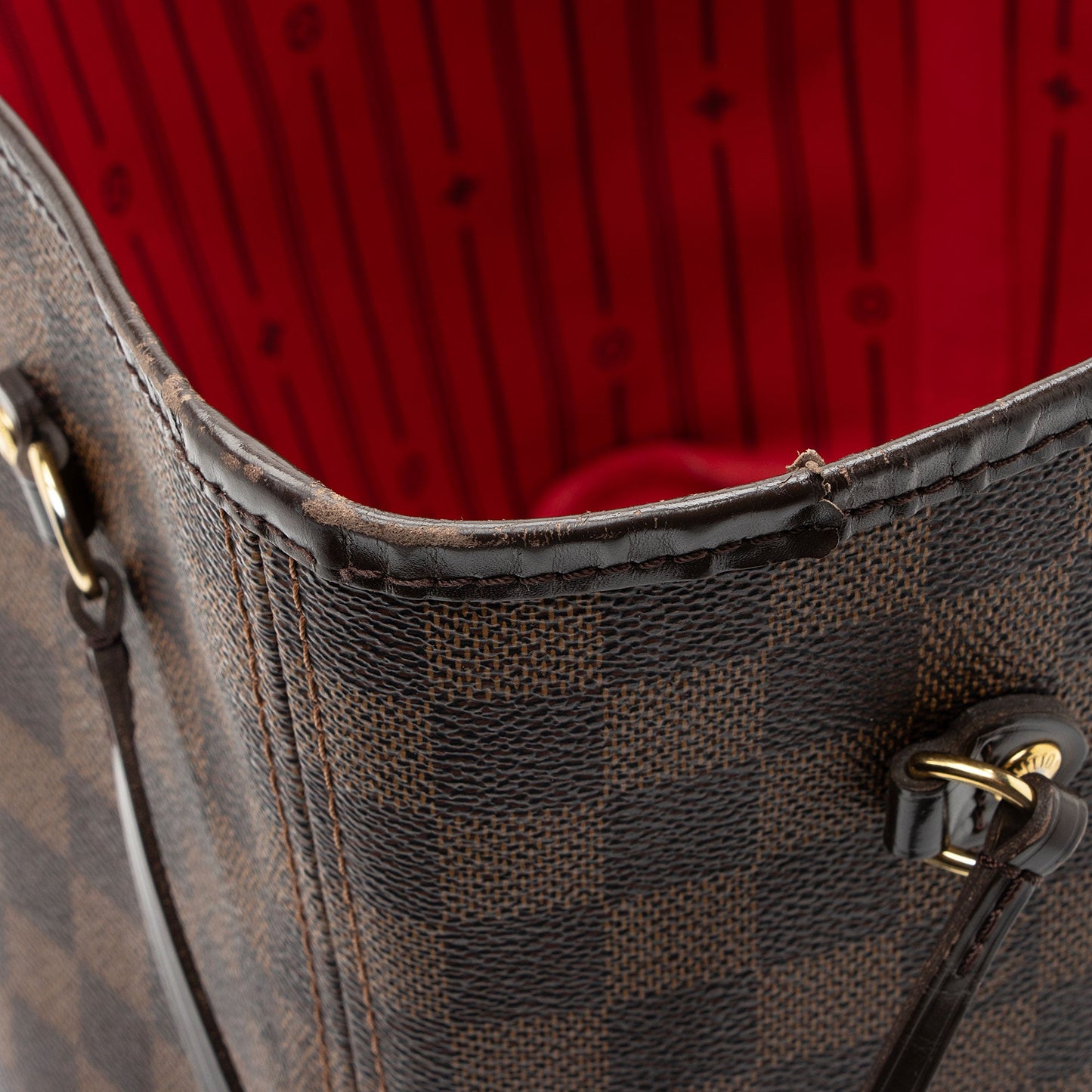 Louis Vuitton Damier Ebene Neverfull MM Tote