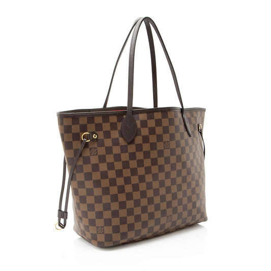 Louis Vuitton Damier Ebene Neverfull MM Tote