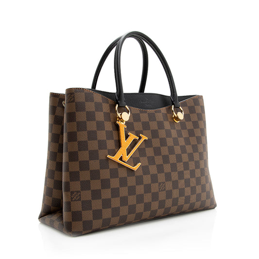 Louis Vuitton Damier Ebene Riverside Tote - (SHF-19401)